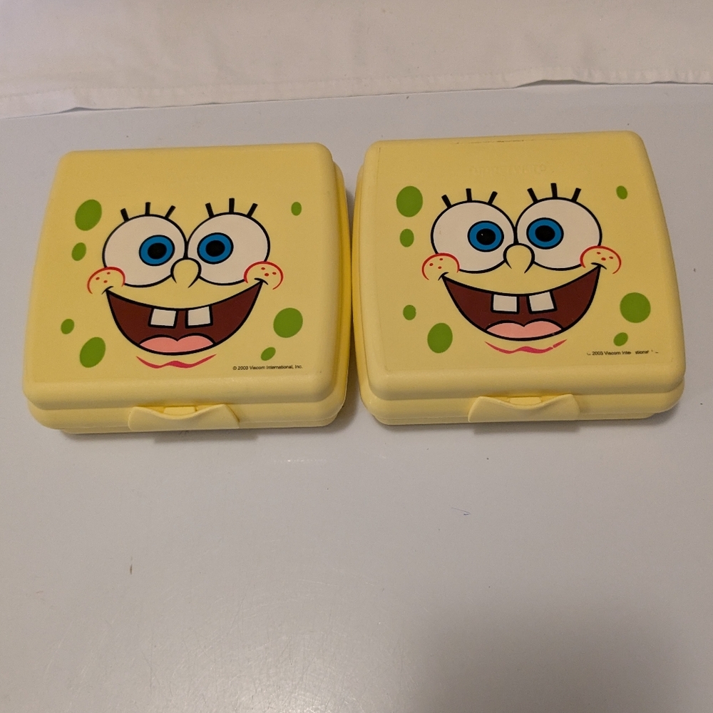 Vintage SpongeBob Tupperware